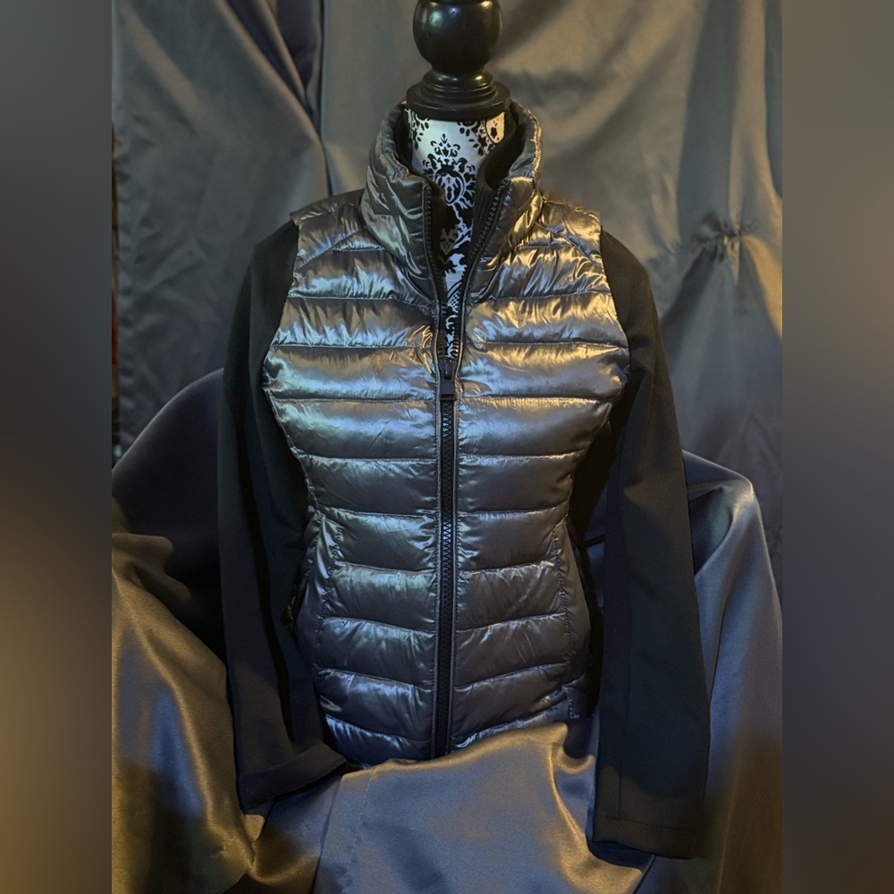 Calvin Klein Performance Black and Gray Puffer Vest/Jacket